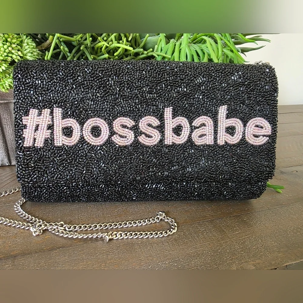 Islands To East Side Beaded #Bossbabe Crossbody/Clutch